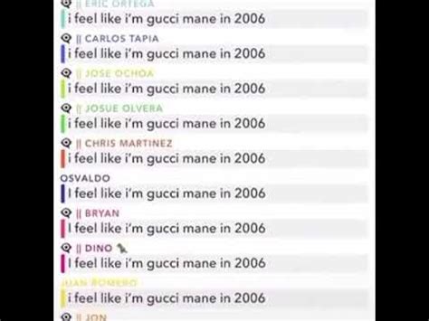 i feel like im gucci mane|gucci mane in 2006 lyrics.